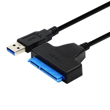 Адаптер SATA III USB 3,0 кабель внешний жесткий диск USB для последовательного ATA 22pin конвертер жесткий диск W/UASP для 2," HDD/SSD