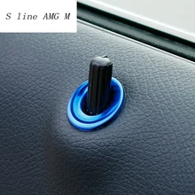 Автомобильный Стайлинг дверной подъемник Авто Дверной палец украшения обложки наклейки окружности болтов Накладка для Mercedes Benz A GLA CLA класс W176 X156 C117