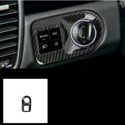 

car auto cover For PORSCHE Cayenne 2018 ABS chrome front head lamp light adjustment switch button knob trim