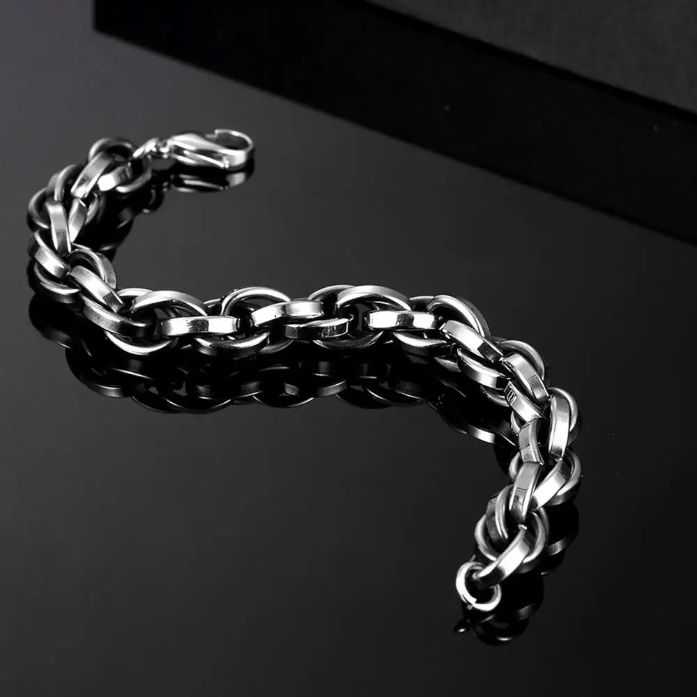 Geometric Designed Beads,Titanium Steel  Career Style Fashion Jewelry Gift For  Men Dress Accessories