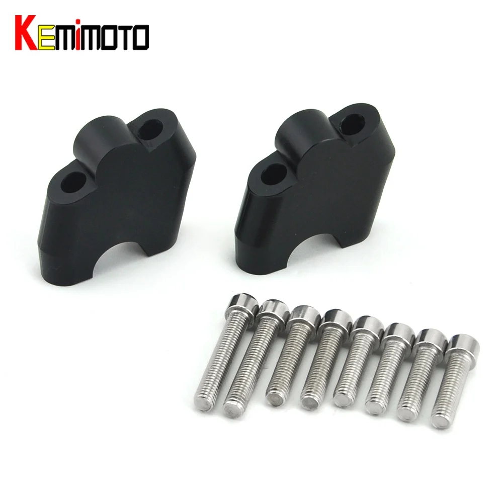 

KEMiMOTO Handlebar Extension Riser Mount Lifting Handle bar Clamp For Honda CB500X NC700S NC700X NC750X