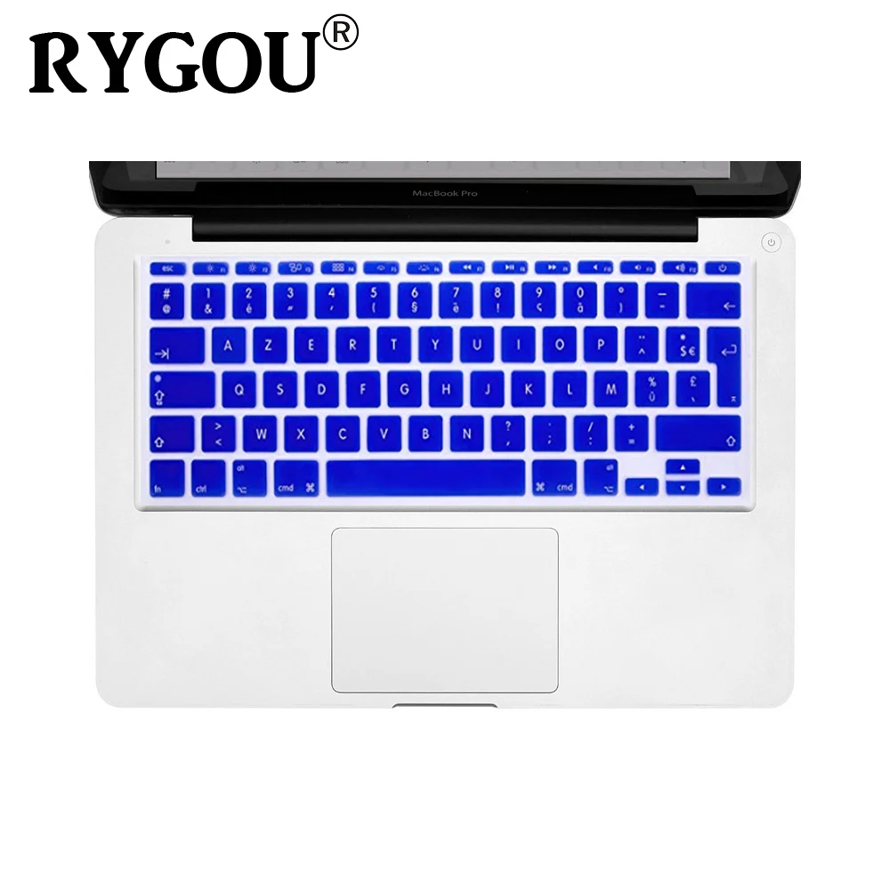 

AZERTY French & English ISO European Protective Keyboard Cover Skin Compatible for MacBook Air 11 Inch (Models: A1370 & A1465)