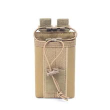 Горячая 1000D нейлоновая уличная сумка тактическая спортивная подвеска Военная кобура для рации держатель рации Сумка Журнал Mag карман