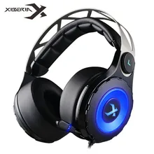 Xiberia T18 Pro USB 7.1 Surround Sound Gaming Headset Wired Computer Headphone Deep Bass Game Earphone With Mic LED for PC Gamer Xiberia T18 Pro USB 7.1 Surround Sound Gaming Headset Wired Computer Headphone Deep Bass Game Earphone With Mic LED for PC Gamer