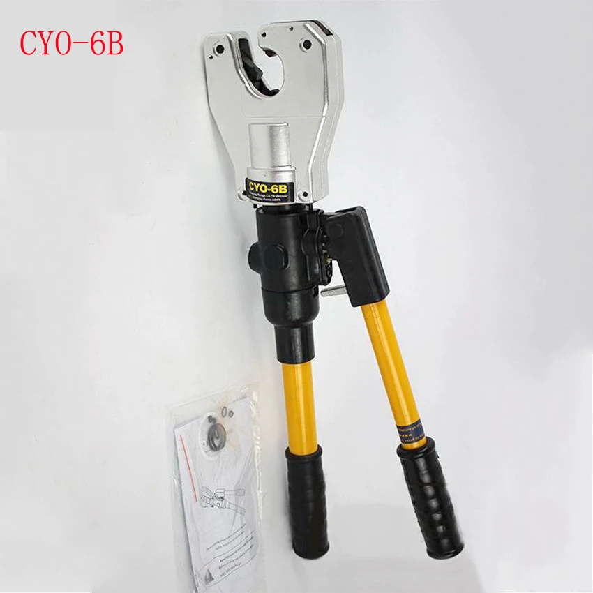 

CYO-6B Safety Hydraulic hand dieless crimping tool 10-240mm2 for cable wire lug