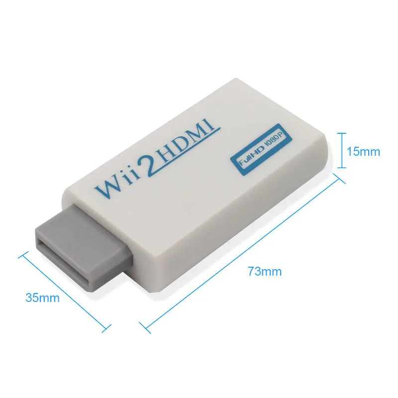 Переходник Wii в HDMI с аудиоразъемом 3 5 мм поддержка Full HD 720P 1080P для адаптера HDTV ПК