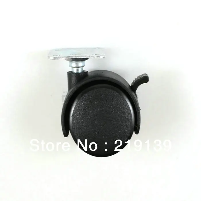New 360 Degree Hospital Bed Rubber Plastic Furniture Castor Wheel
