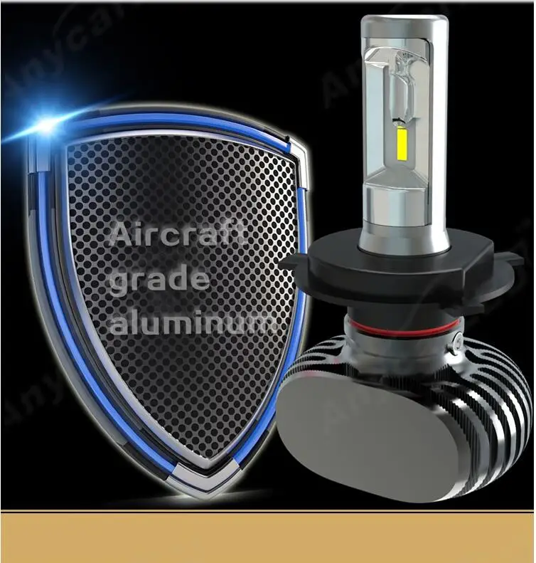 Комплект для светодиодных фар 9006 HB4 S1 CSP 50 Вт 6000 лм|9006 hb4|led bulb 9006hb4 |