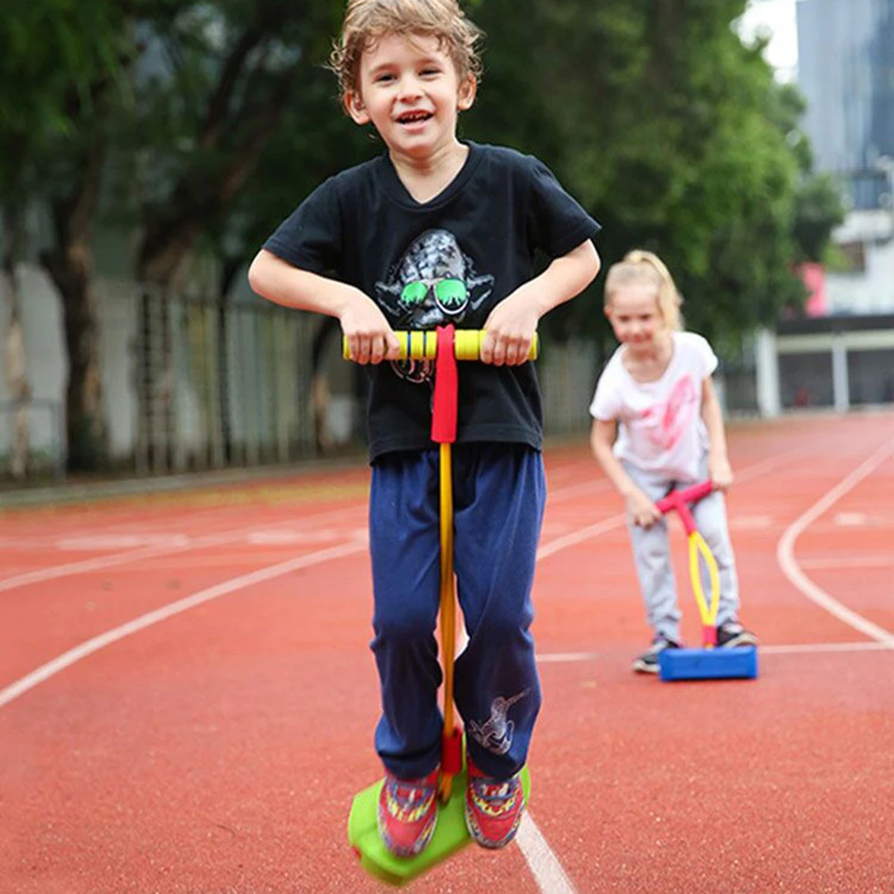 Вспененный джемпер Pogo Deluxe Bungee Boing для детей, веселая и безопасная палочка Pogo, прочный джемпер из вспененного материала и банджи для детей 2 и выше, футболка для малышей