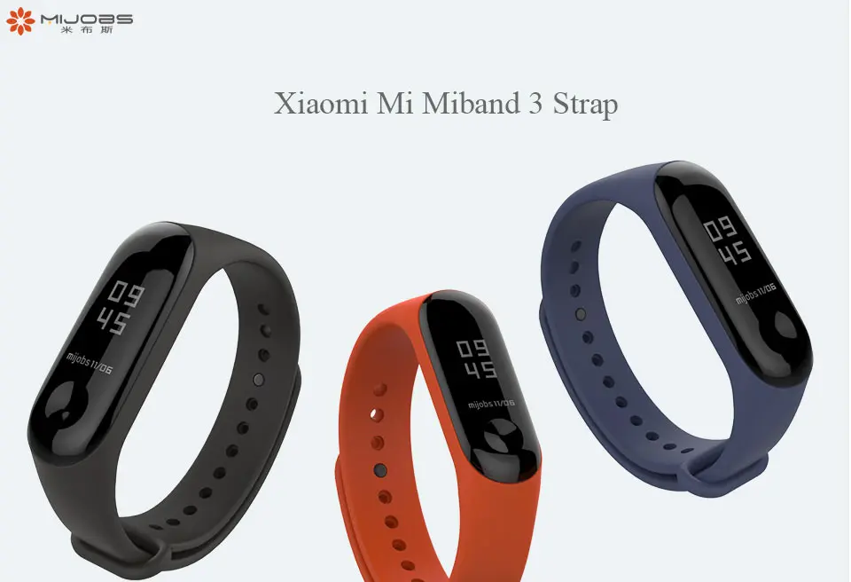 Mi jobs mi Band 3 ремешок для Xiaomi mi Band 3 силиконовый браслет умные часы спортивный браслет mi band 4 ремешок mi 3 Аксессуары