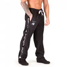 Autumn Mens Sweatpants New Side Stripe Letter Printing Contrast Color Jogger Elastic Waist Mens gyms Quick drying SweatPants XXL contrast panel drawstring sweatpants