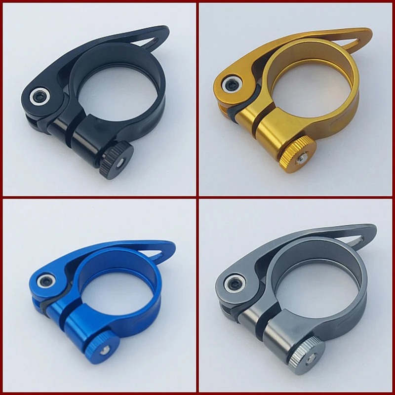 

Catazer Aluminum Alloy mountain road bike bicycle seat post seatpost lock quick release bike parts diameter 35mm for 30.8