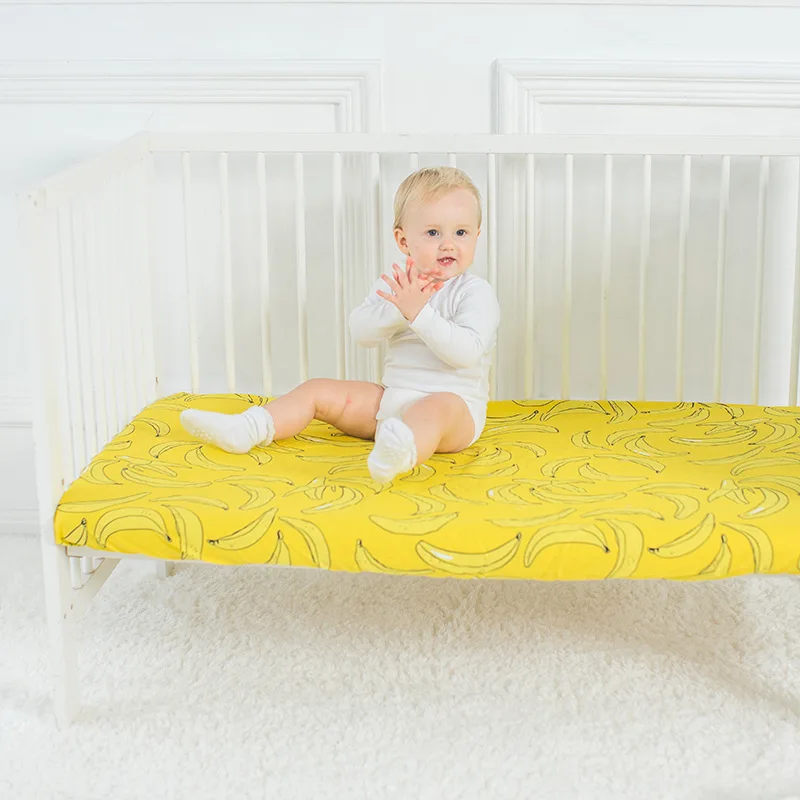 Online Bayi Dilengkapi Lembar 100% Kapas Home Tekstil Seprai Selimut Kasur Penutup Pelindung Crib Sheet Bayi Set Tempat Tidur