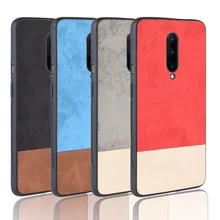 Case for OnePlus 7 Pro Cover Hard Back Non-Slip Fabric Cloth Luxury Leather Cover For OnePlus 6T 6 5T 5 Fundas Coque Capa