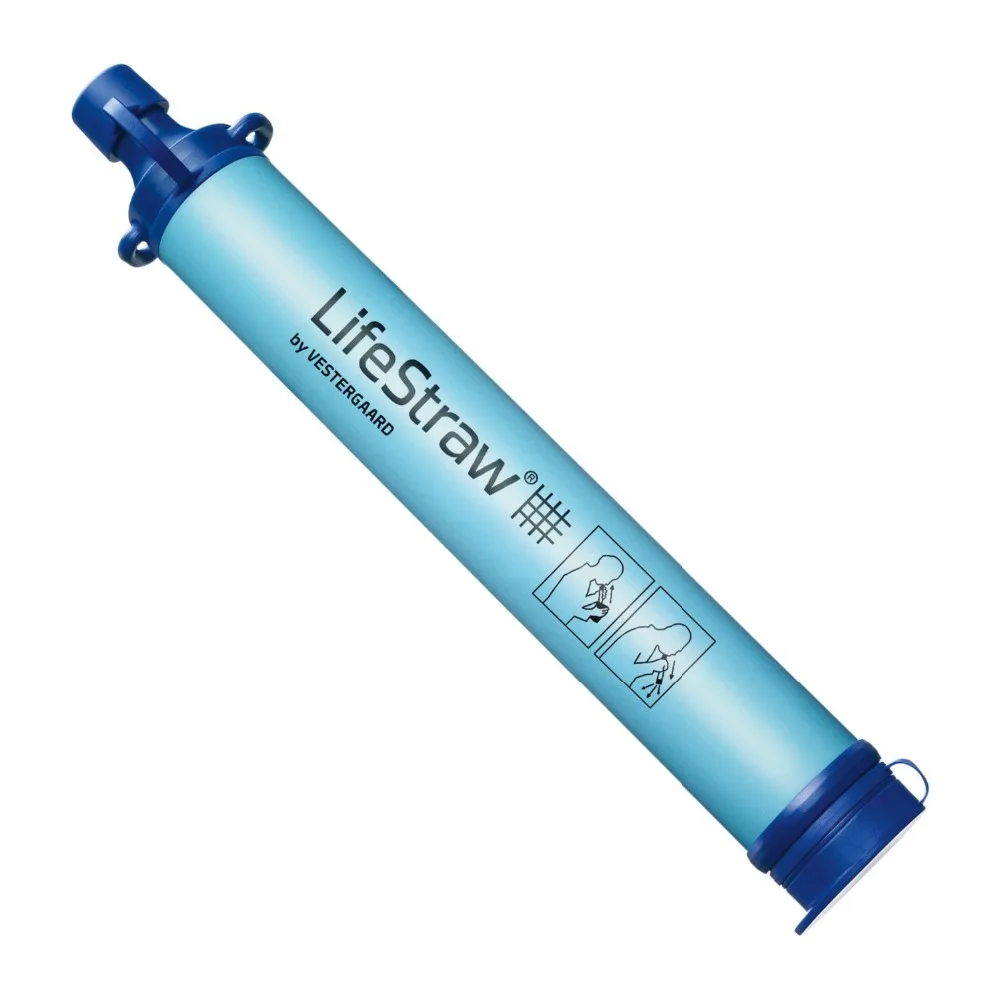 Survival Personal Water Filter for Camping, Hiking, Backpacking, and