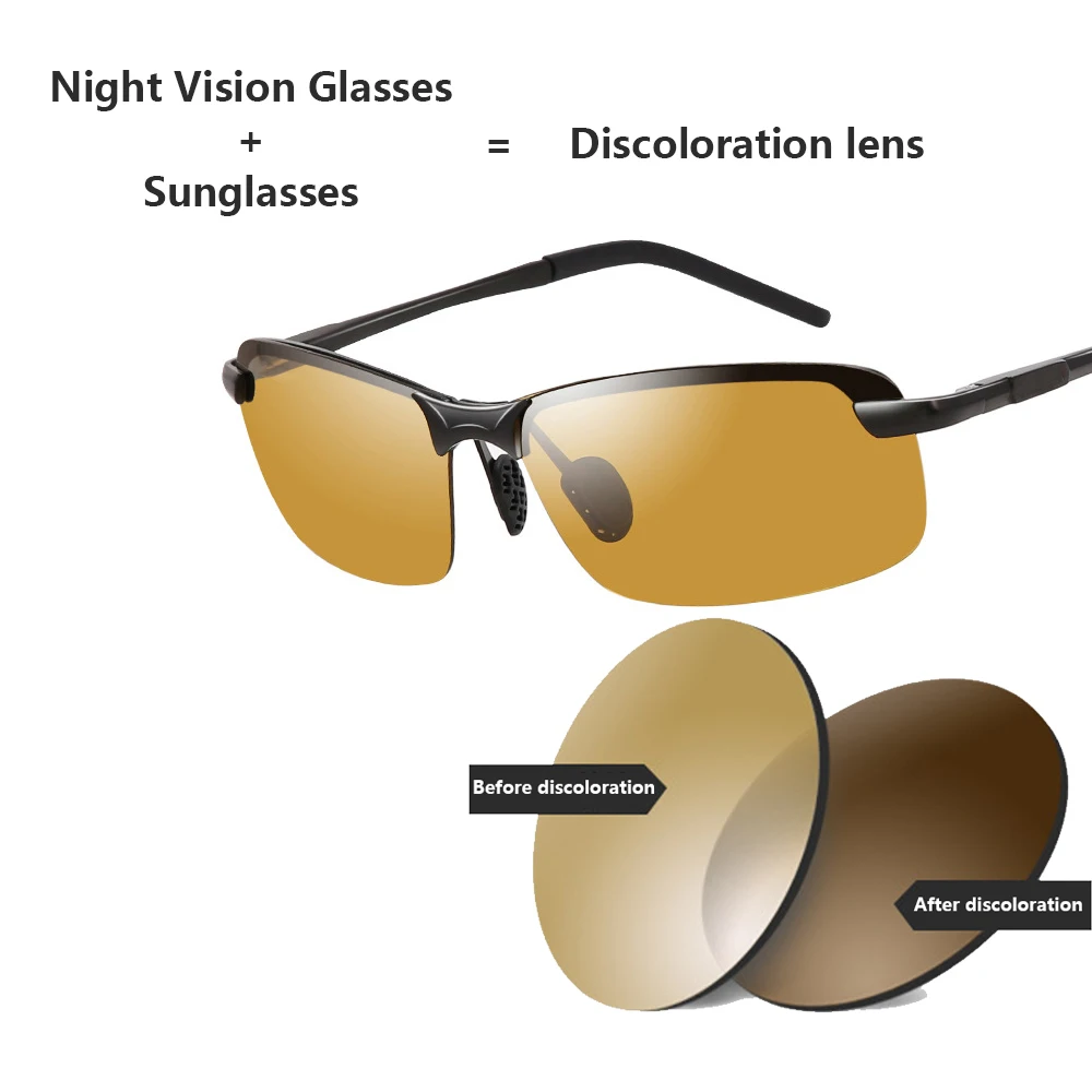 2018 Night Vision Glasses Polarized Sunglasses Men Fashion Night Vision Driving Sunglass Sun Glasses Male Eyewear Day and Night 2018 Night Vision Glasses Polarized Sunglasses Men Fashion Night Vision Driving Sunglass Sun Glasses Male Eyewear Day and Night