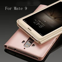 

Case For Huawei Mate 9 Case Smart Sleep Awake Flip Wallet PU Leather Shockproof Cover For Huawei Mate 9 Capa