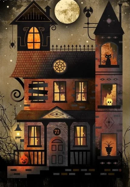 

5D DIY Diamond Painting Halloween Fall Witch Full Crystal Diamond Embroidery Cross Stitch Pumpkin Needlework Home Decor