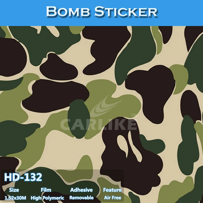 HD 132 Best Selling Do Not Damage Paint Sticker Bomb Car Wrap Vinylin Car Stickers from