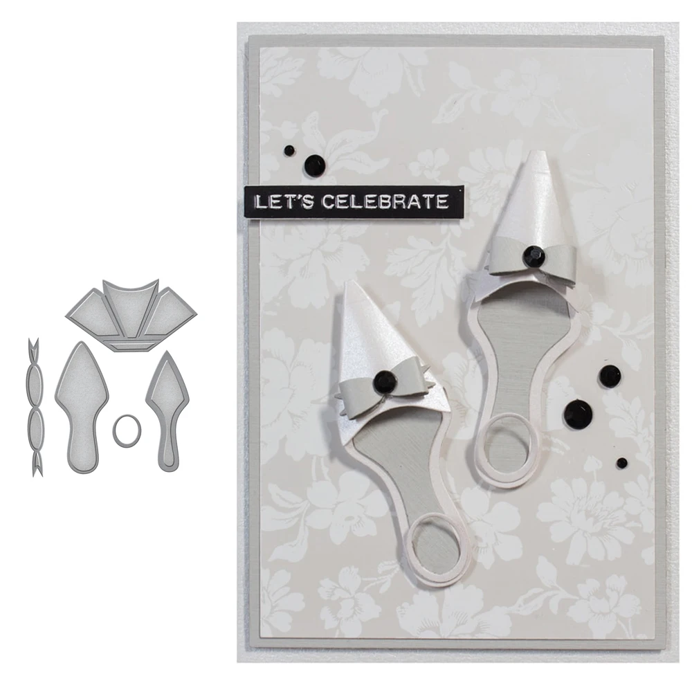 

Swovo Women's shoes Metal Cutting Dies for Scrapbooking Craft Paper Card Embossing DIY Etched Die Cuts 2019 New 168*54mm