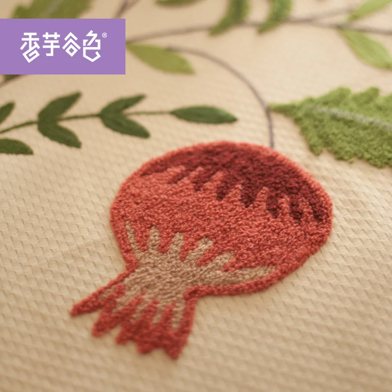 Фруктовая Китайская вышивка скатерть с цветами брендовая хлопковая скатерть для домашнего использования скатерть