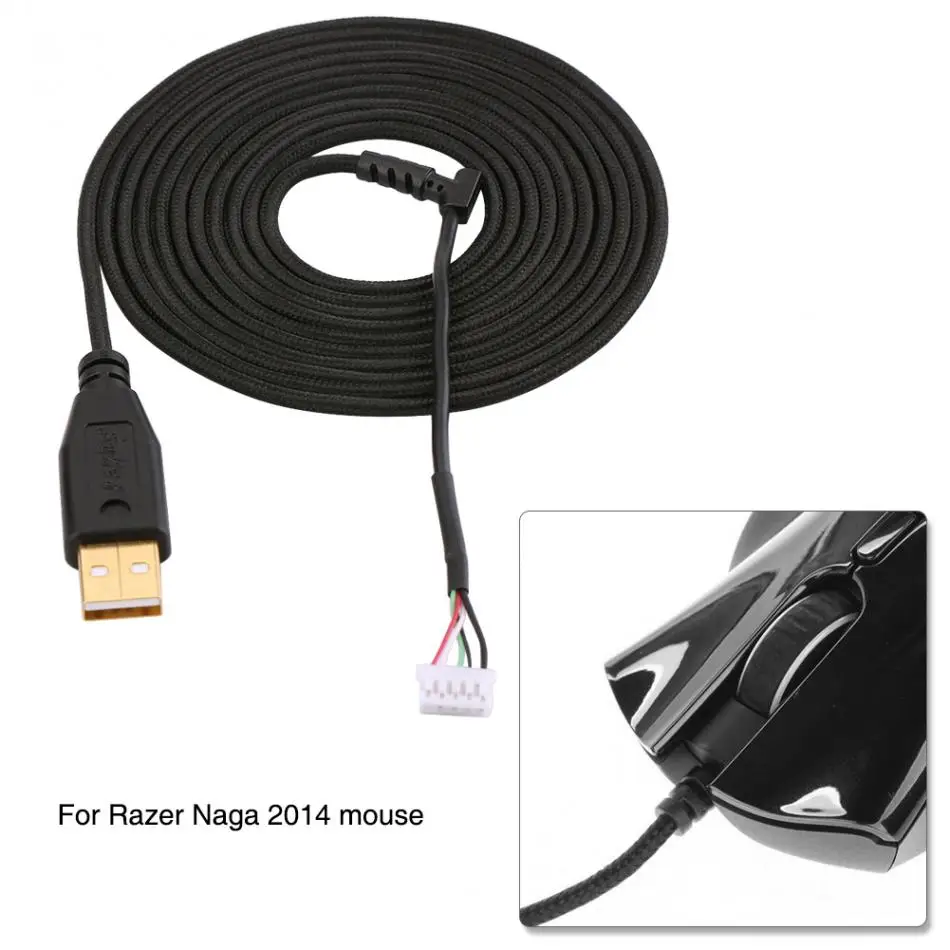 

Replacement USB Mouse Cable/Wire/Line for Razer Naga Mouse