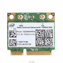 Двухдиапазонная 300M 2,4+ 5G беспроводная Wifi PCI-E карта для Intel Advanced-N WiMAX 6250 для IBM для lenovo FRU 60Y3195