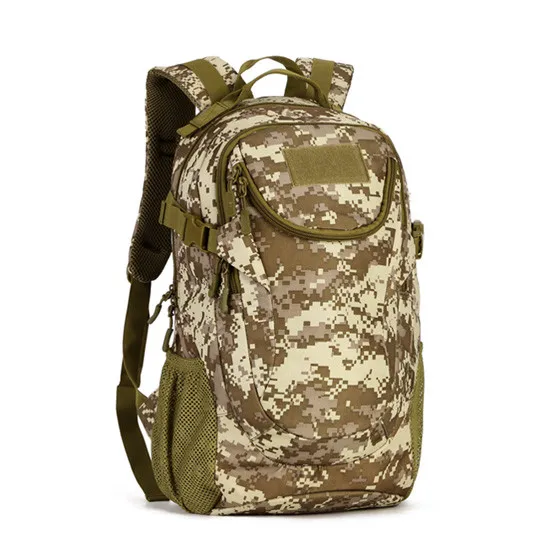 Открытый тактический военный рюкзак Водонепроницаемый армейский Molle 25L спортивный рюкзак Открытый Рыбалка Охота Кемпинг Сумка Рюкзак - Цвет: Desert digital