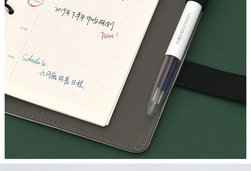 Andstal KACO EASY 4 цвета гелевая ручка многофункциональные ручки 0,5 мм Заправка черный, синий, красный, зеленый гелевая ручка для офиса школы Канцтовары милые