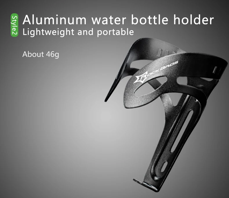 ROCKBROS велосипедный велосипед велосипедный держатель для бутылки с водой клетка стойка алюминиевый держатель и регулируемое оборудование Крепление Адаптер руль зажим