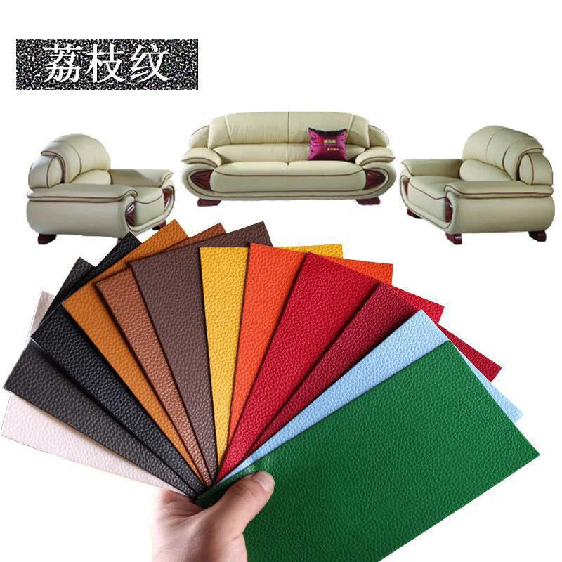 

Litchi Grain Self-adhesive Pu Leather Hole Repair Patch Sticker for Leather Clothing Sofa Car Seat Bag Patches Clothes Appliques