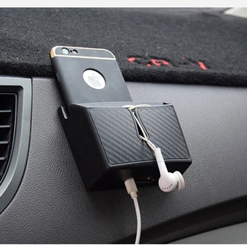 

1 PC Storage Case Self-Adhesive Practical Portable Universal Container Car Storage Box Case Seat Organizer For Automobiles
