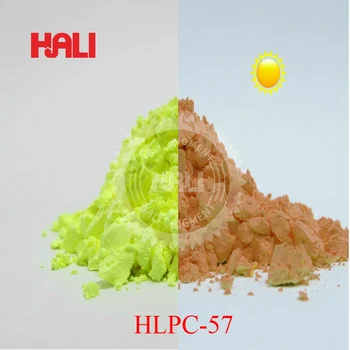 

double color photochromic pigment,solar active powder,color:yellow to orange,item:HLPC-57,1lot=50gram,free shipping...
