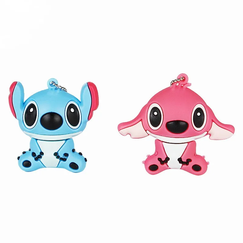 new USB flash drive 128gb cute animal cartoon USB 2.0 4GB 8GB pen drive 16GB 32GB 64GB creative Pendrive usb memory stick Stitch