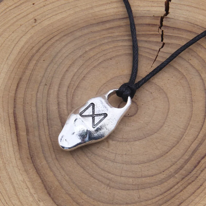 Ювелирные изделия в стиле викингов руны камень ожерелья и подвески