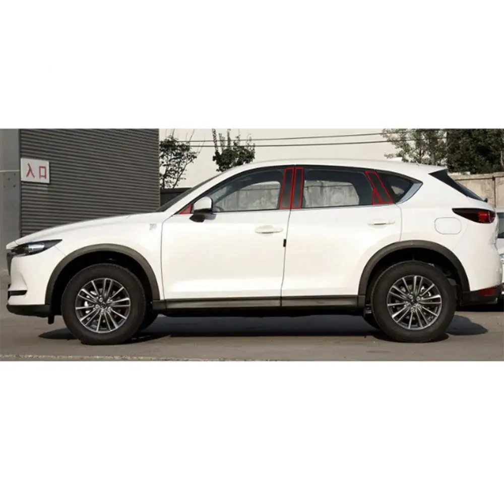 10 шт./компл. для Mazda CX-5 CX5 окна автомобиля B C Столбы Авто наклейки отделкой Чехлы внешние автомобильные аксессуары