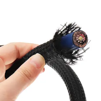 

1M/3M DIY VP1501 Speaker Power Cable Cable OFC Conductor 100% Copper Shielding High Quality