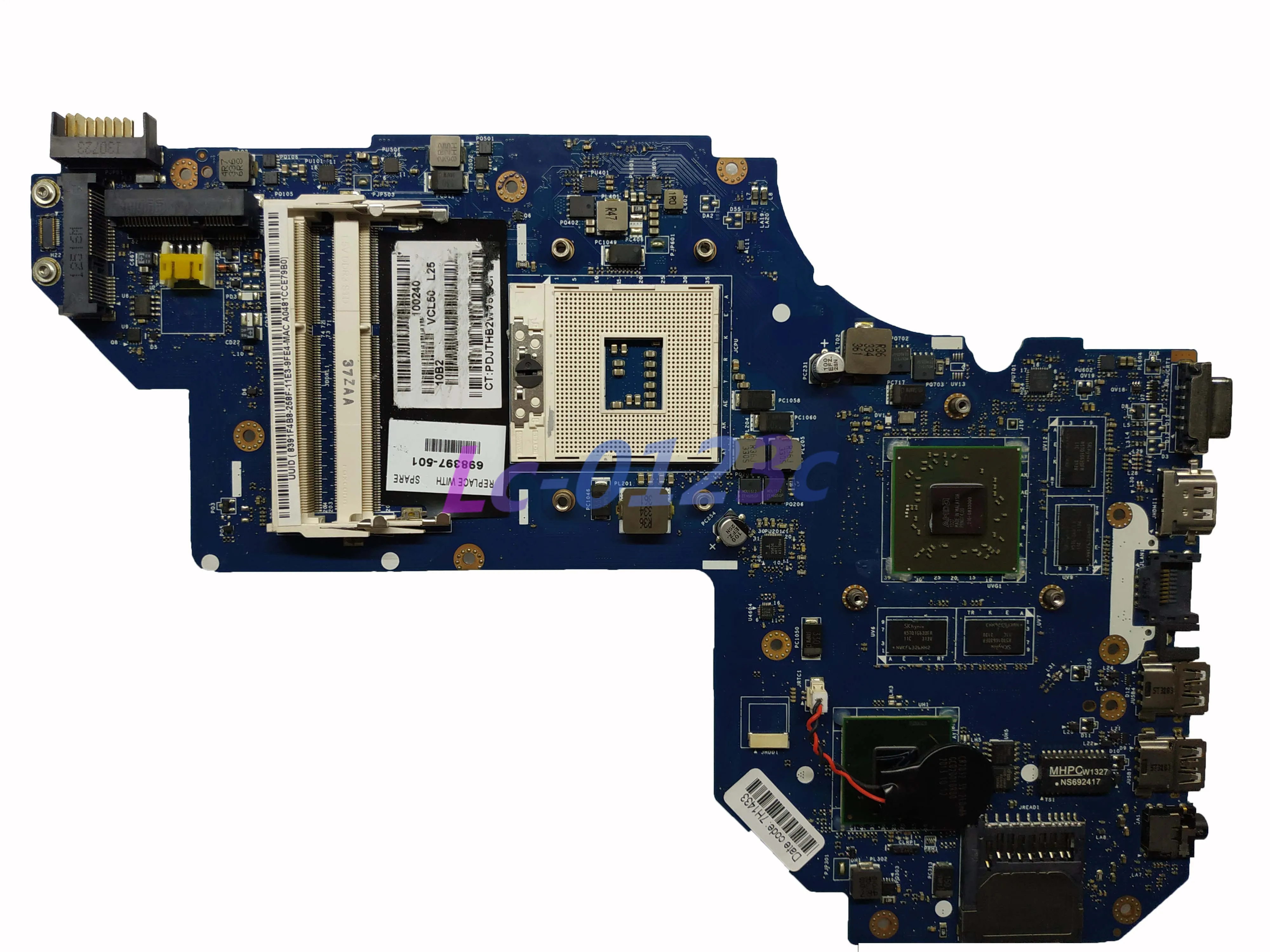 Fulcol для hp pabellón M6 1000 Материнская плата ноутбука QCL50 LA 8711P PGA989 HD7670M 1 ГБ 698397 501