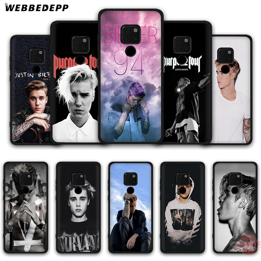 WEBBEDEPP Justin Bieber Purpose Super Soft Silicone Case for Huawei Mate 10 20 Pro Nova 2i 3 3i 4 Lite