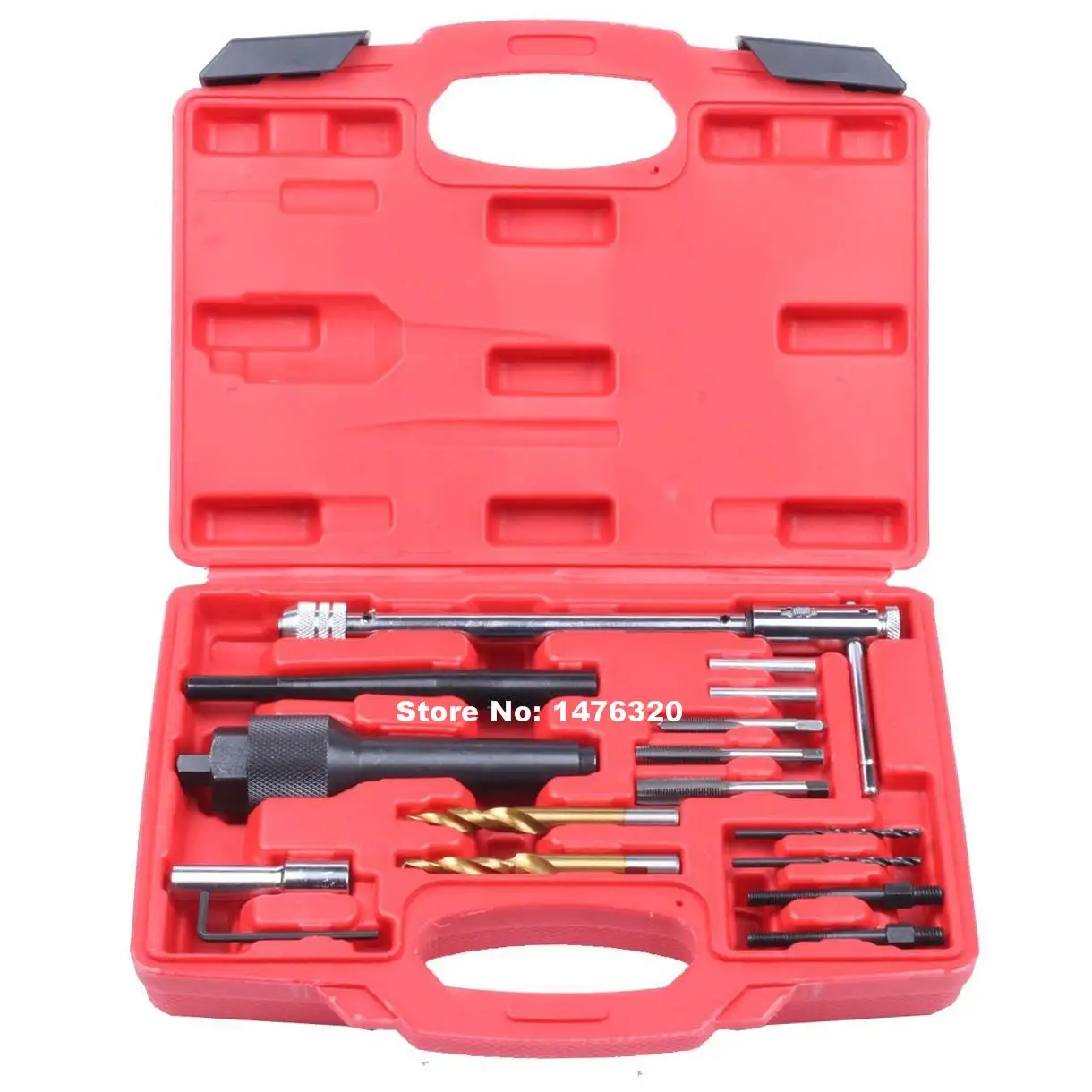 16PCS Damaged Glow Plug Installation Removal Tools Auto Repair Garage Tools For 8mm & 10mm Glow