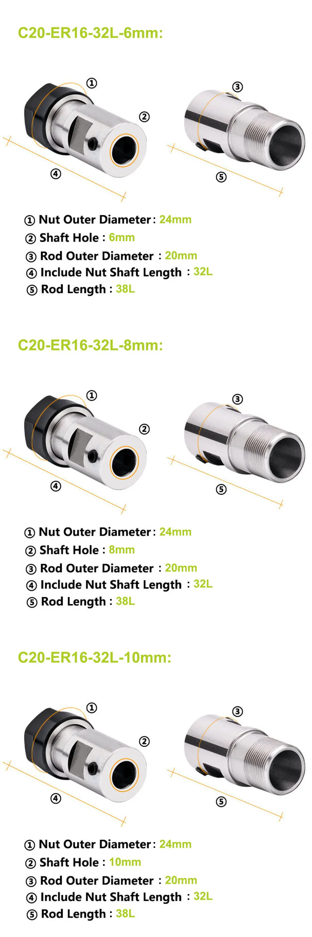 CNC ER11-22