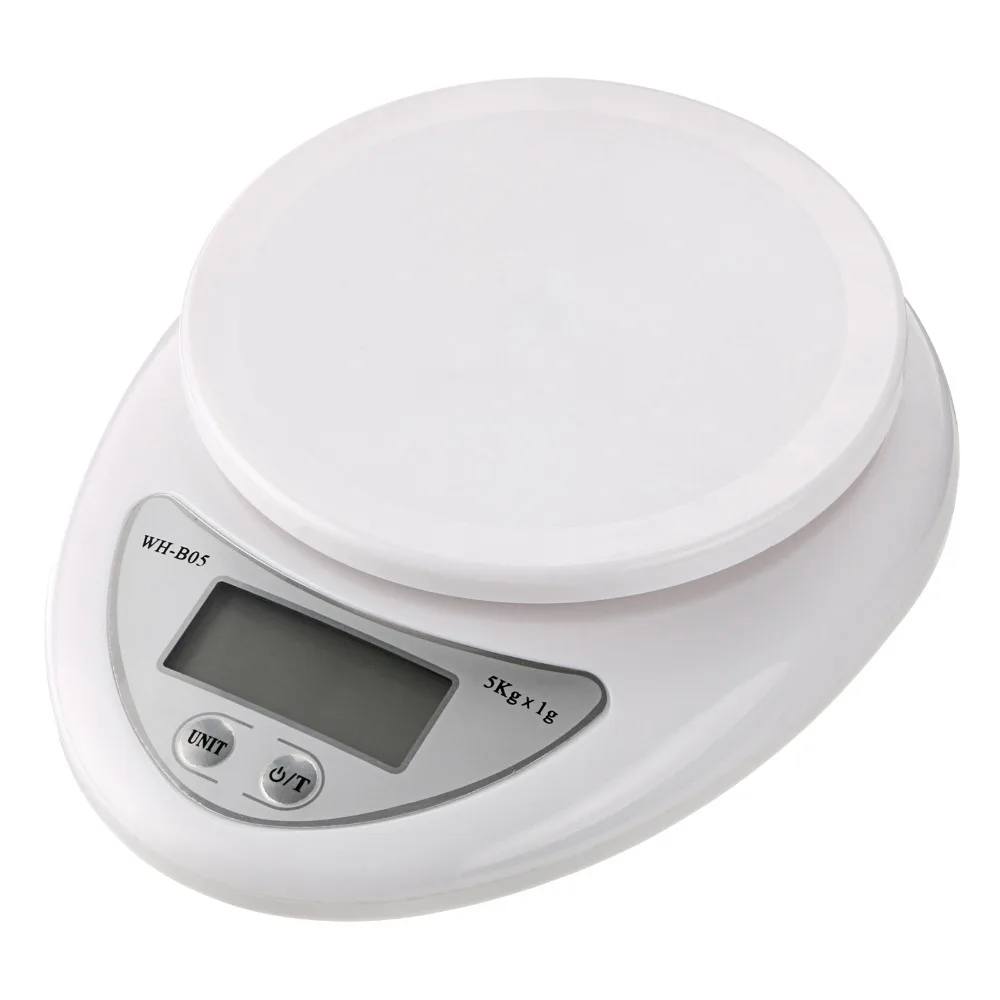Digital Electronic Kitchen Scale Weight Food Diet Balance Weight Measure 5kg/1g 