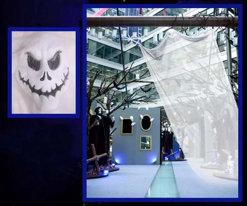 Хэллоуин Повешенный призрак дом с привидениями бар КТВ супермаркеты украшения Spooky Вешалки призрак ужасов призрак Опора Прямая поставка