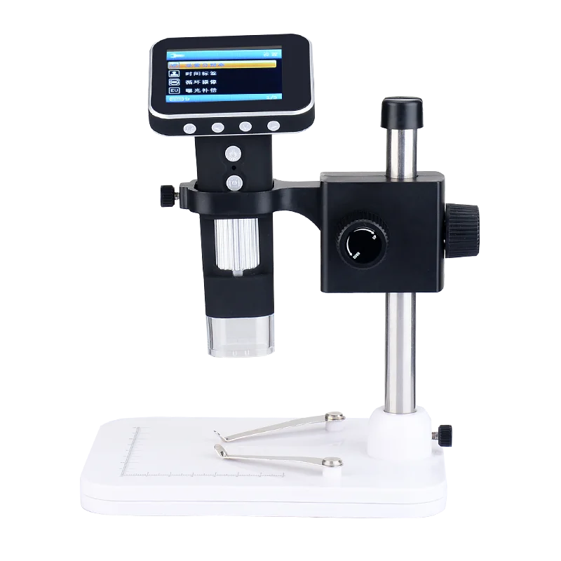  Cámara digital microscopio electrónico 600X con pantalla LCD 35 pulgadas video USB microscopio lupa