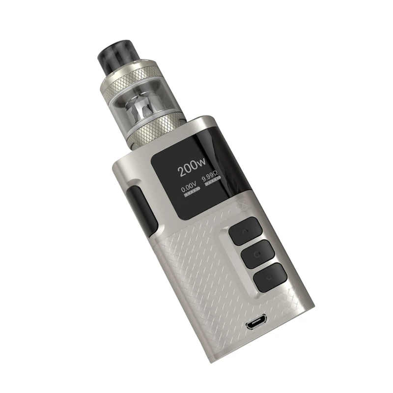 Оригинальный Kanger Ripple Starter Kit Vape Kangertech 3 5 Вт Box Mod 200 мл Tank Fit NR катушка Двойной 18650