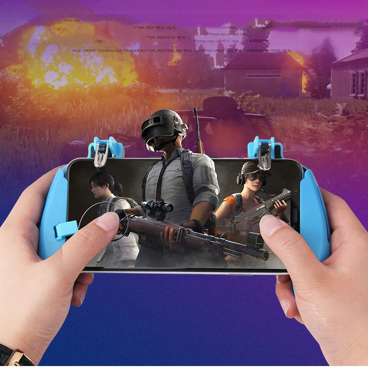 PUGB Game Controller Free Fire PUBG Mobile triggers for cell phone Joystick Gamepad for iPhone Gaming Pad Android dzhostik (3)