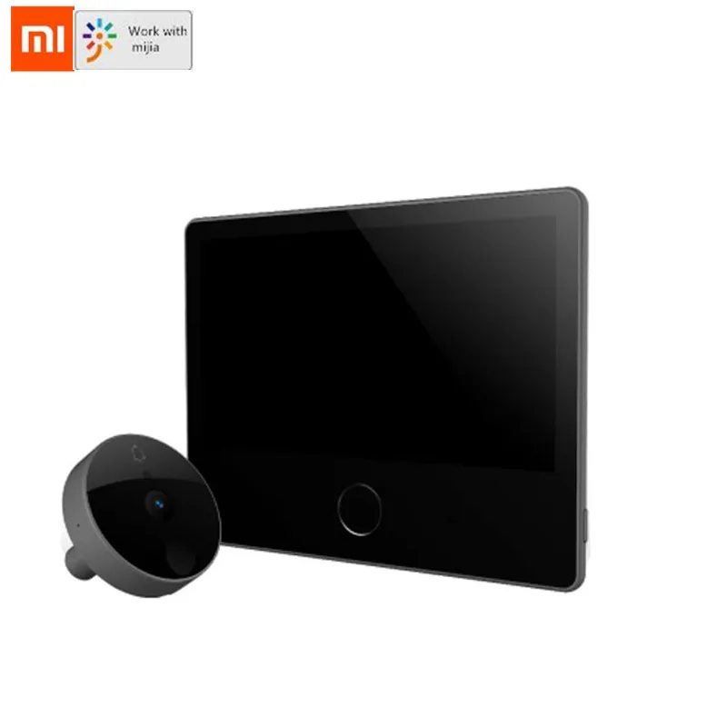 

Stock Xiaomi Luke Smart Door Video doorbell Cat Eye Youth Edition CatY Gray Mijia App Control Rechargable IPS Display Wide Angle