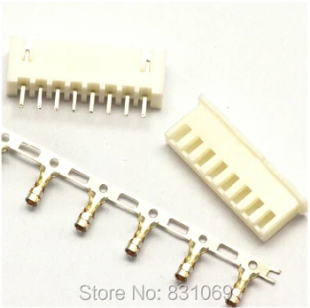 

100 sets 8 Pin Connector leads Heade 2.54mm XH-8P Kit