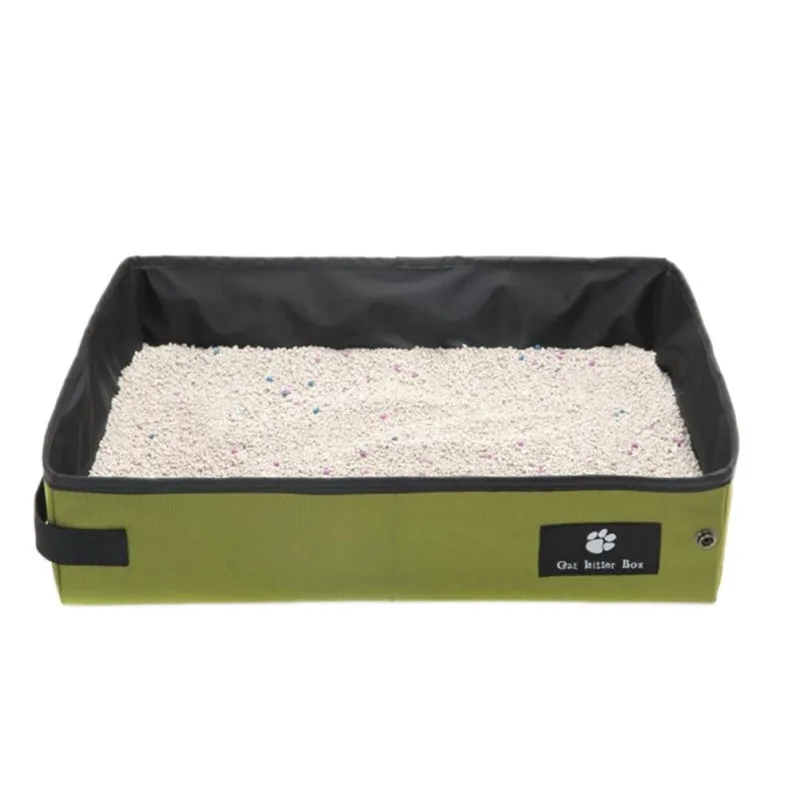 New High-grade Pet Cat Litter Box Folding Waterproof Litter Carrier Toilet Outdoor Cat Litter Box Pet Supplies For Summer Travel New High-grade Pet Cat Litter Box Folding Waterproof Litter Carrier Toilet Outdoor Cat Litter Box Pet Supplies For Summer Travel
