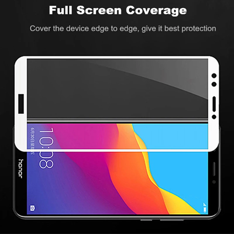 Закаленное стекло для Honor 7A 7C Pro Россия Защитное стекло для Huawei Y5 Y6 Prime Защита экрана для Huawei Y7 Prime